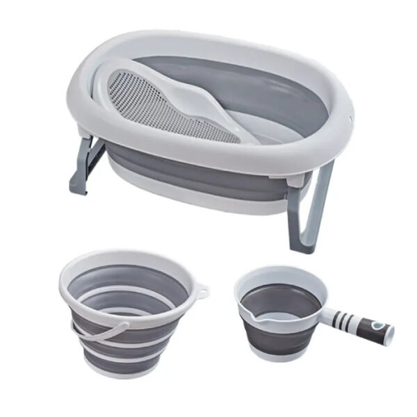 Newborn Baby Folding standing Bath Tub - TG