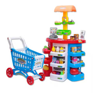 Super Store - Super Market With Sound ,Light, Shopping Cart & 68 Accessories - TG