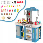 Talented Chef Children's kitchen with Realistic Sounds & Lights 72 PCS Blue - TG