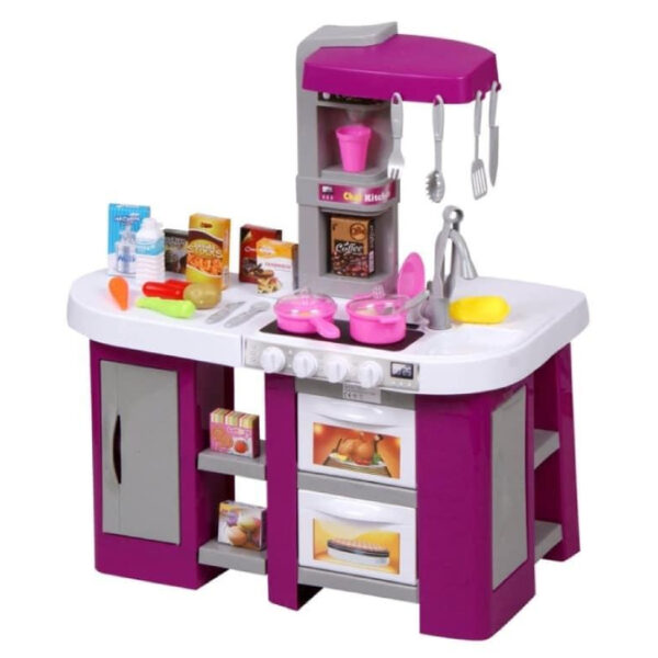 Talented Chef Children's kitchen with Sounds & Lights 49 PCS Purple - TG