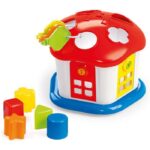 Dolu Shape Sorter Sweet House with Lockable Doors