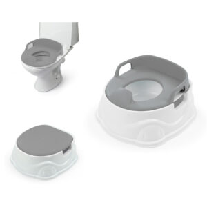 Dolu Toddler Potty Training Seat 3 In 1 – Grey