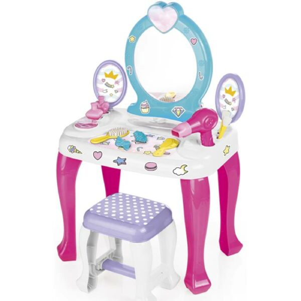 Dolu Unicorn Vanity Table & Stool Set