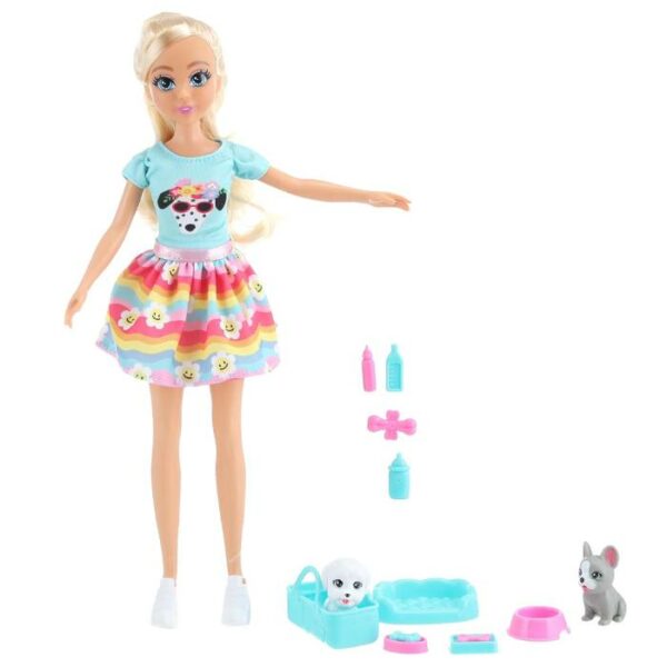 Dreameez Doll 29 cm Doggy Day Care Set